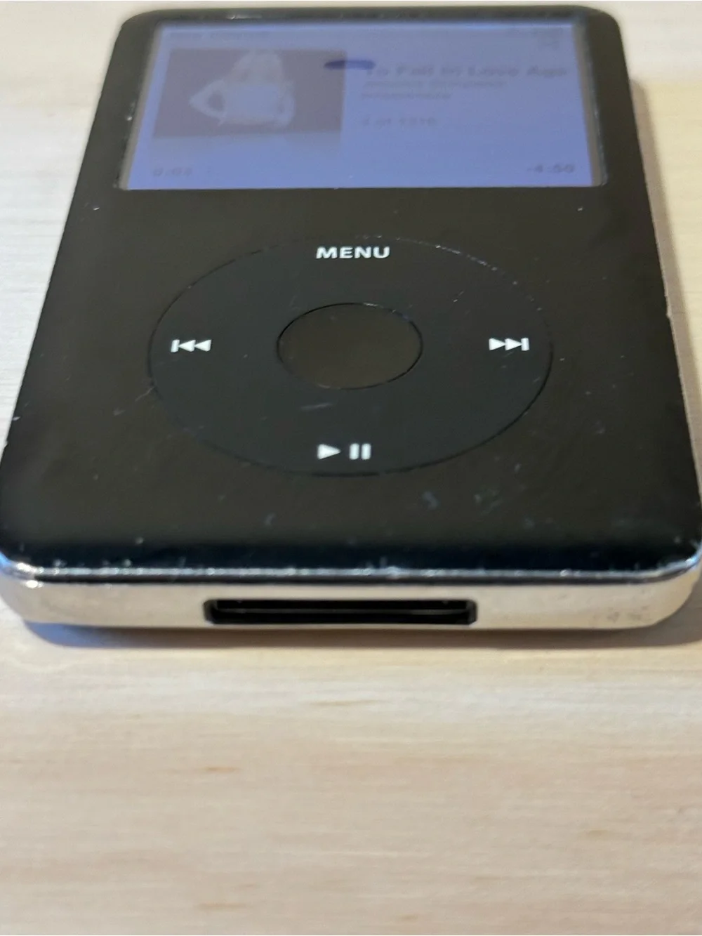 iPod Model:A1136 6thGen 80GB Blk BAD HARD DRIVE/Battery 30m-1Hr For-Parts/Repair